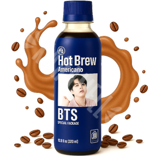 Bebida Hot Brew Americano BTS Special Package - Coreia