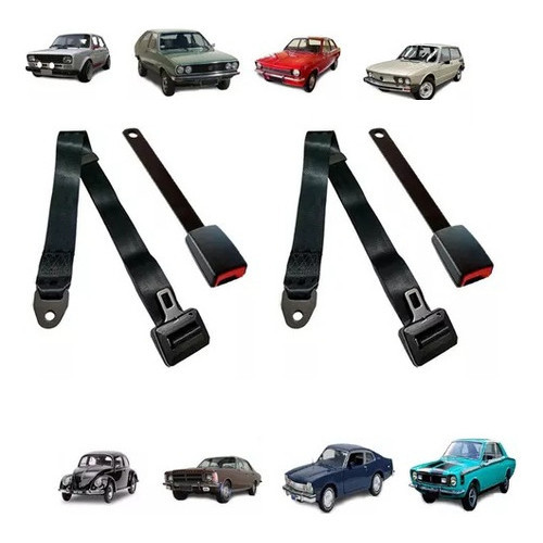 Kit Cinto Segurança Fusca Brasilia Chevette Par Dianteiro em Oferta na Shopee