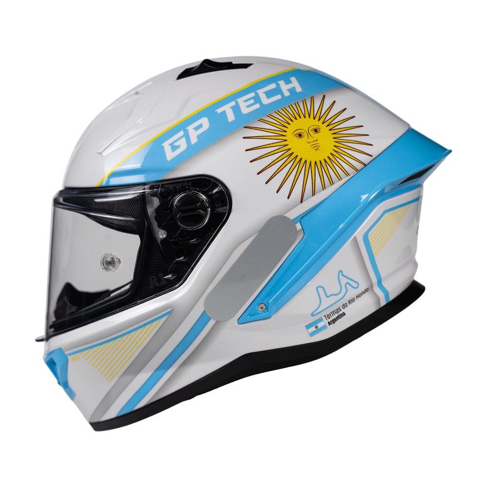 CAPACETE GP TECH PILOT CIRCUIT PAÍSES ARGENTINA em Oferta na Shopee