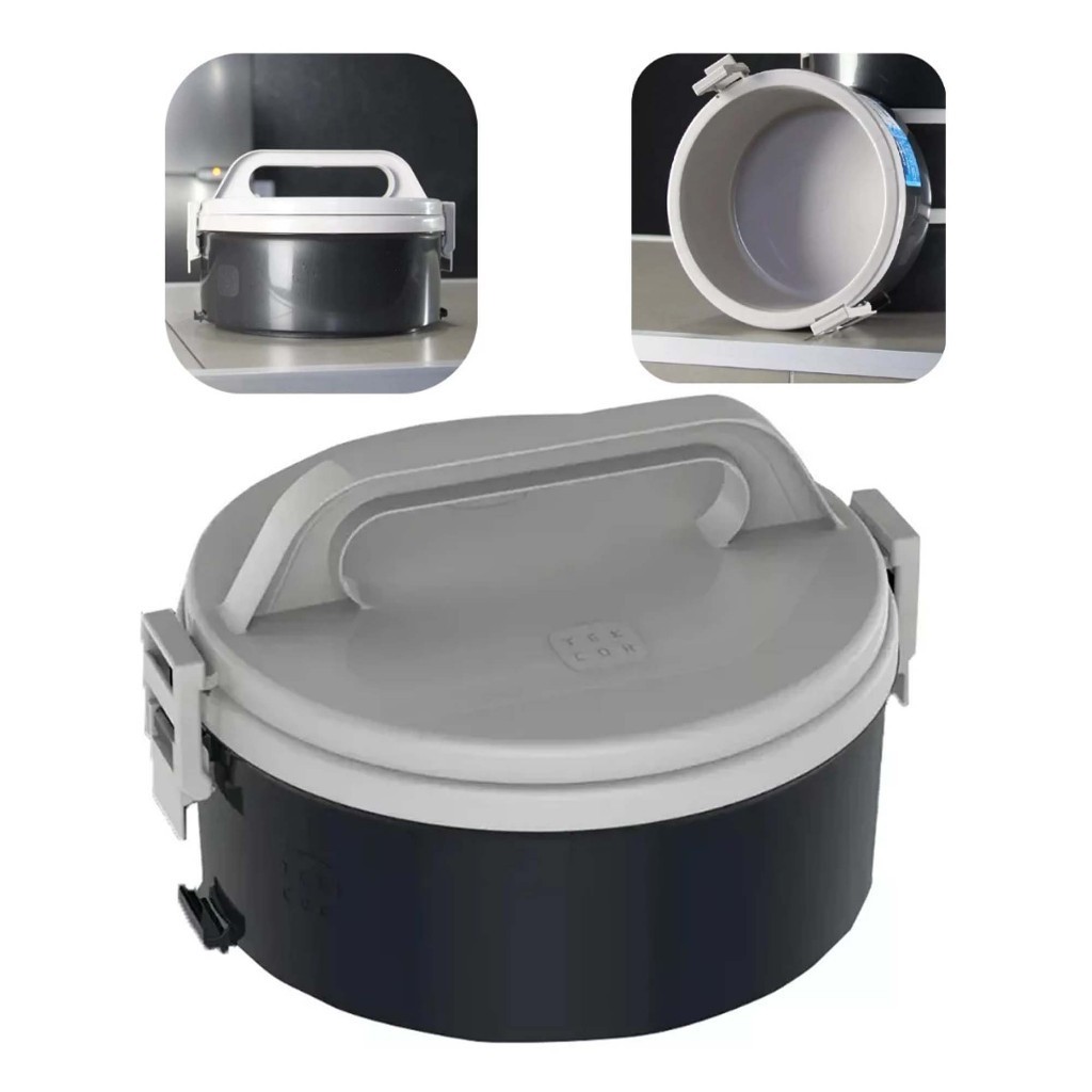 Marmita Térmica Preta Soprano Tekcor 1,5lts