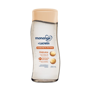 Sabonete Líquido Íntimo Monange & Lucretin Hidrata 200ml em Oferta na Shopee