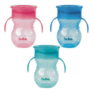 Copo De Treinamento 360 Anti Vazamento Com Alças Buba em Oferta na Shopee