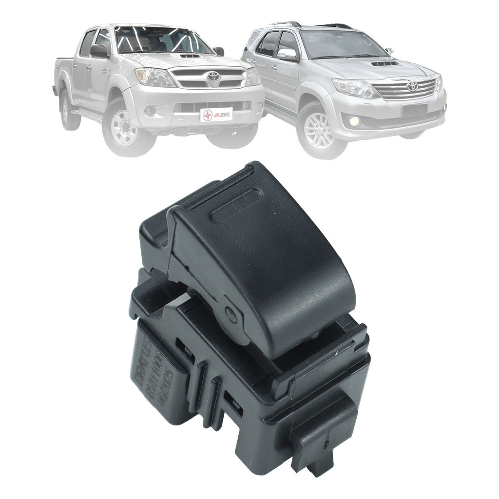 Interruptor Vidro Elétrico Toyota Hilux Botão Lado Passageiro Direito 2005 A 2015 Caminhonete