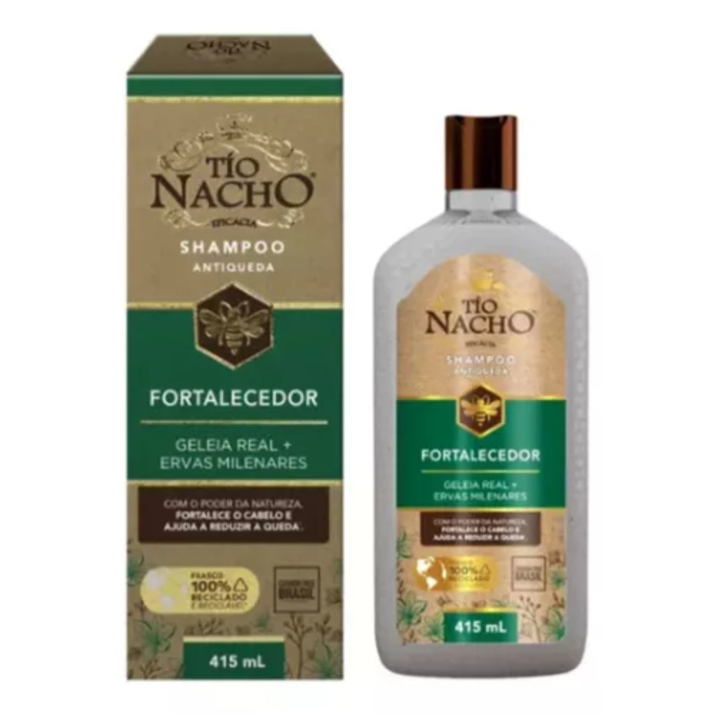 Tio Nacho Shampoo Antiqueda Ervas Milenares 415ml em Oferta na Shopee