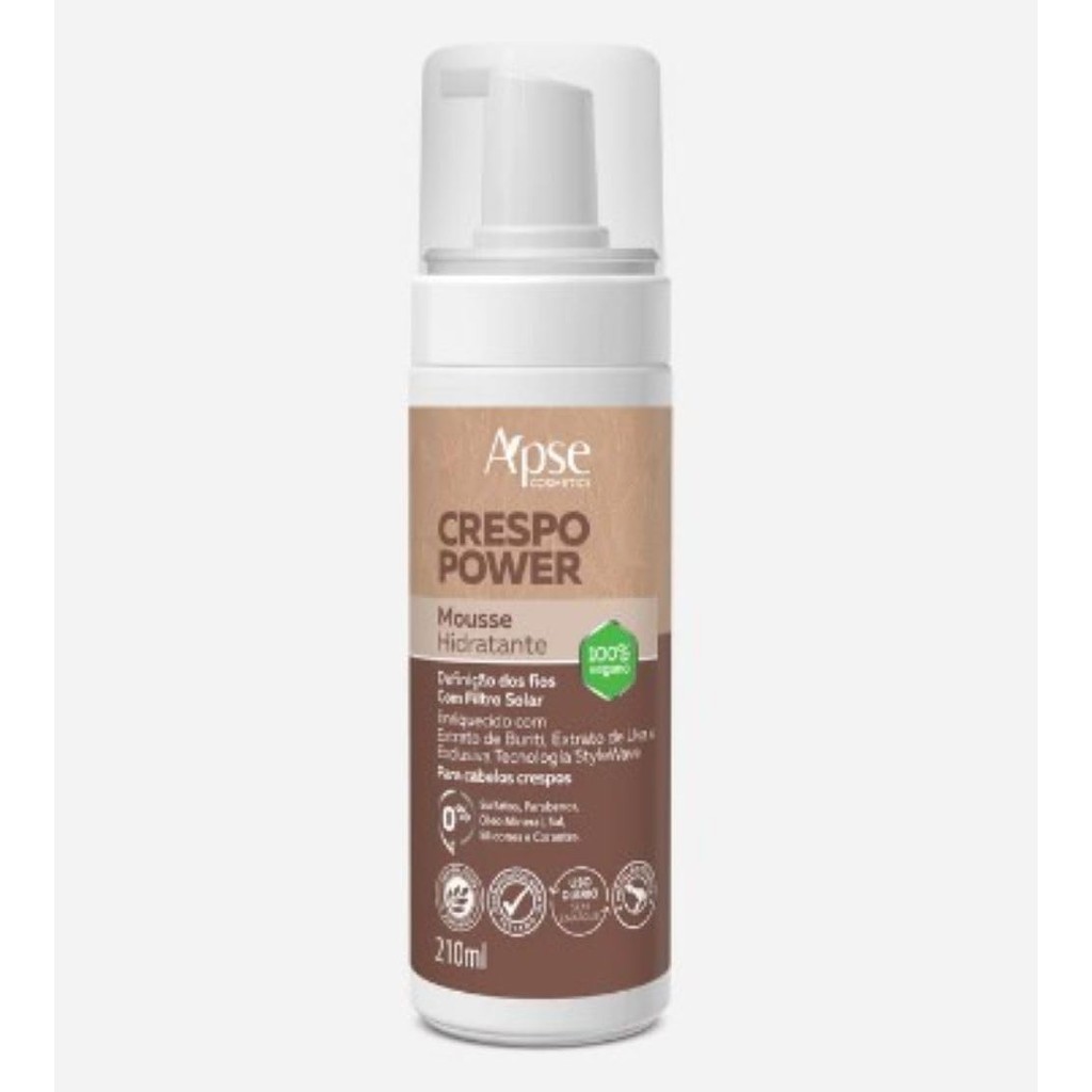Mousse Hidratante Crespo Power 210 Ml