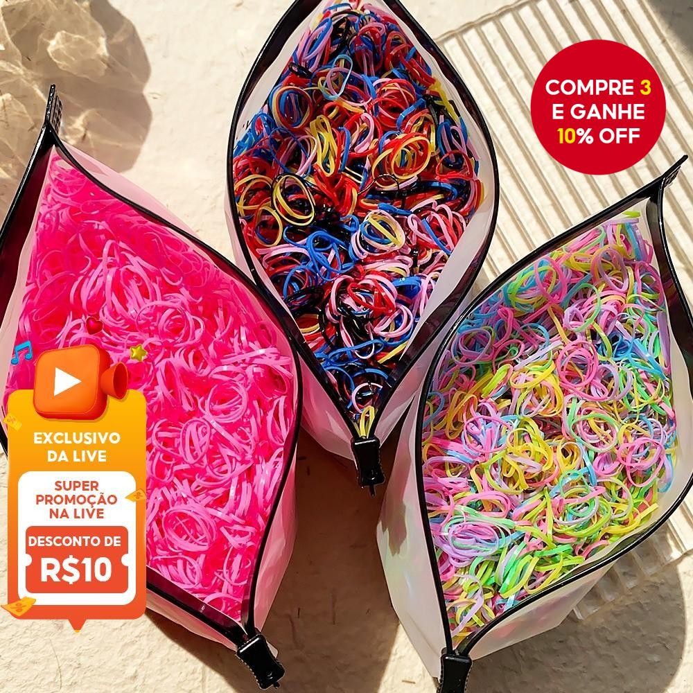 500 Pçs Elásticos De Cabelo Descartáveis Para Meninas Recém-Nascidos Suportes De Rabo De Cavalo Macio Bebê Faixas De Bor