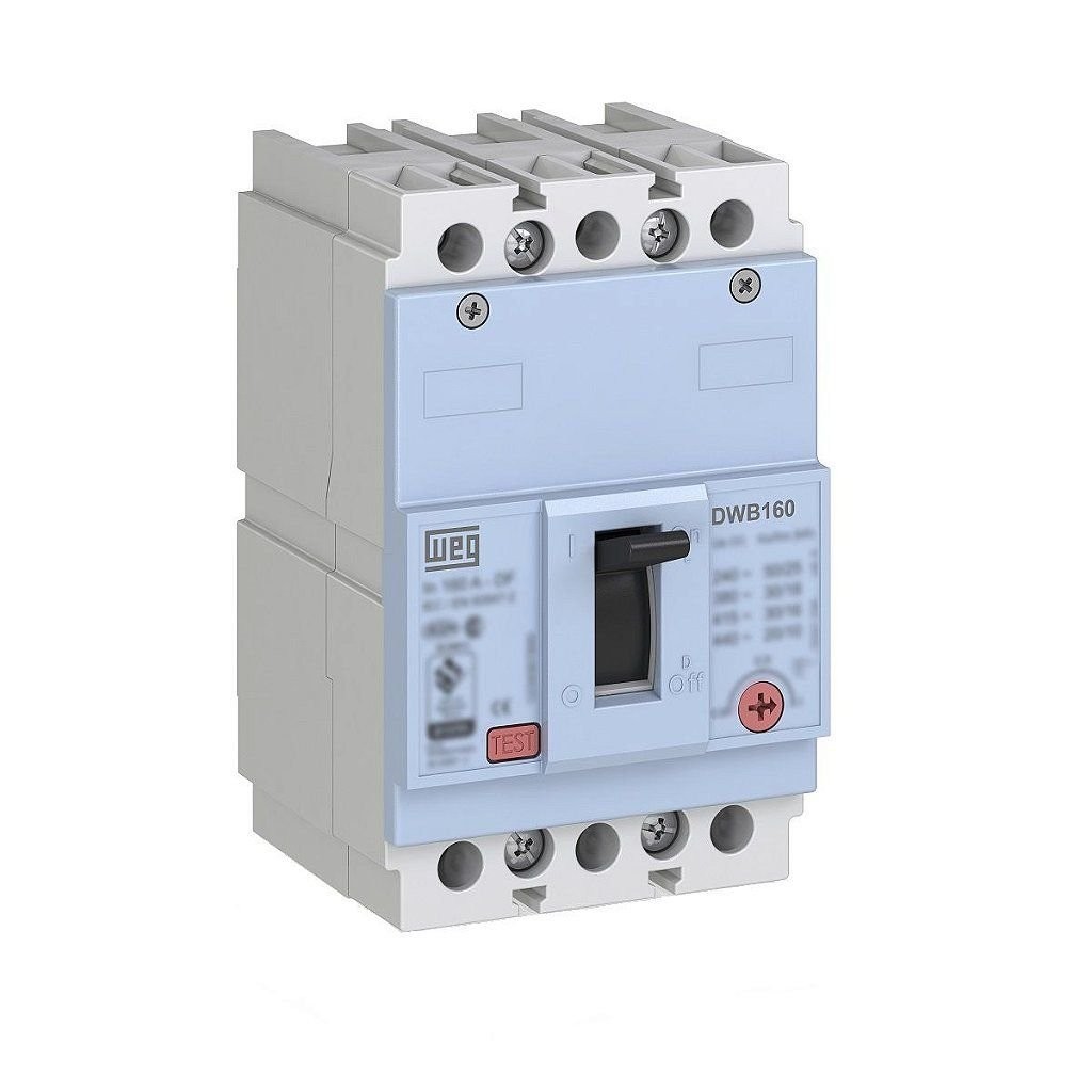 Disjuntor Caixa Moldada Tripolar DWB 80A 220V 50kA Weg