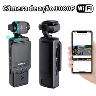 Câmera Esportiva 1080P WiFi À Prova d’Água | Para Moto, Ciclismo, Viagem e Vlogging  DV-01 em Oferta na Shopee