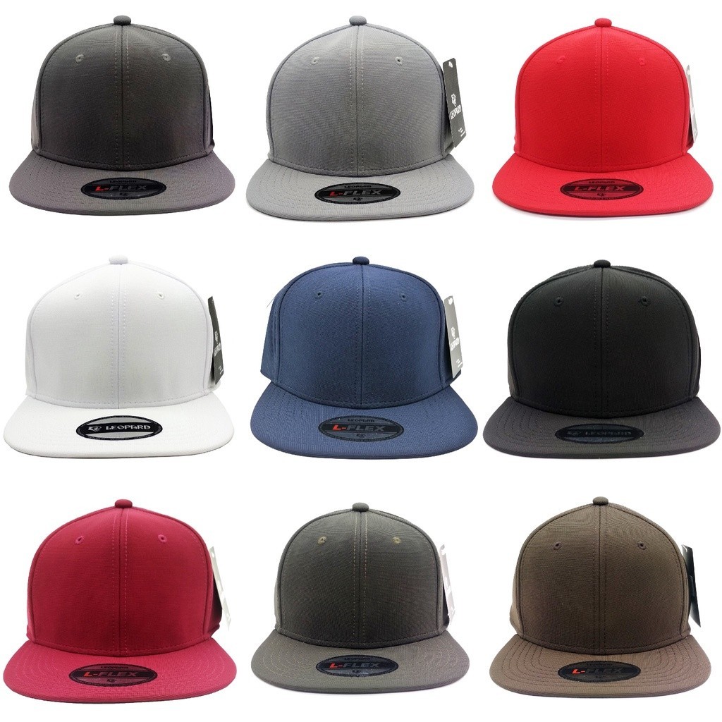 Boné Liso Aba Reta Leopard Fechado L096 em Oferta na Shopee