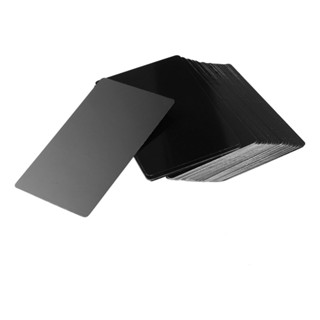 100 Peças De Cartões De Metal Liso Para Gravação A Laser Alu Top em Oferta na Shopee