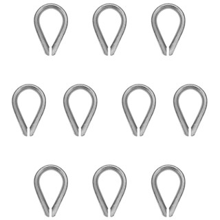 Kit Sapatilha Para Cabo De Aço 3/16'' - 8,0002 (Com 10 Unidades) - Nord em Oferta na Shopee