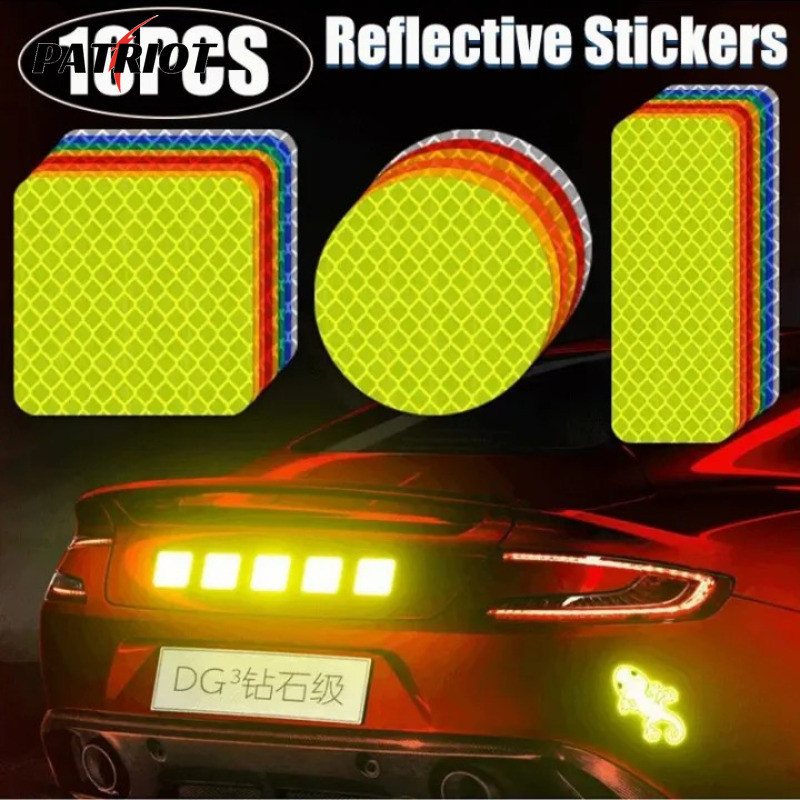 Adesivo Refletivo De Carro-Super Brilhante , À Prova D'água , Anticolisão-Para Motocicleta , Veículos Elétricos , Capace