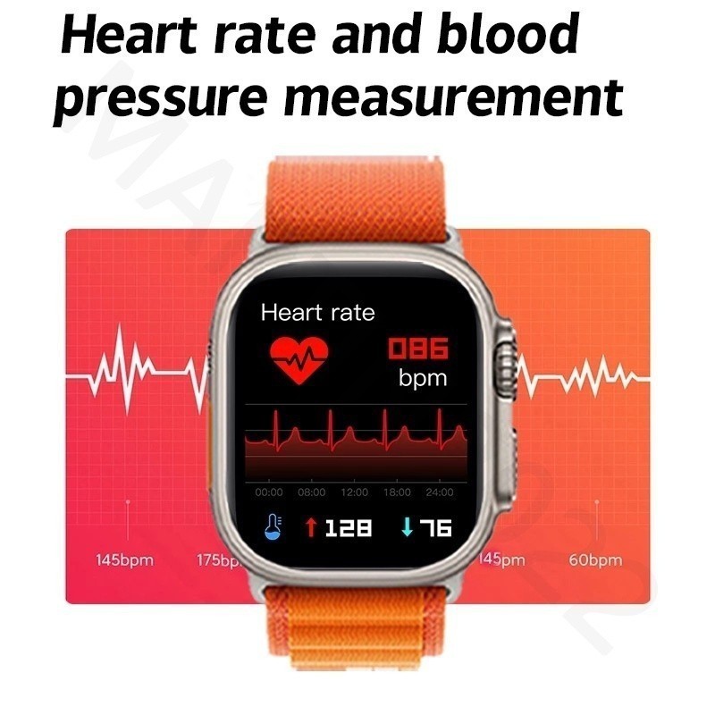 Relógio Smart Watch T800 Ultra2 MAX Esportivo à Prova D'Água Sem Fio — foto 4