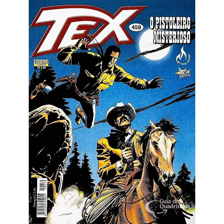 Livro: Tex 459 O Pistoleiro Misterioso Autor: Claudio Nizzi (Outlet)
