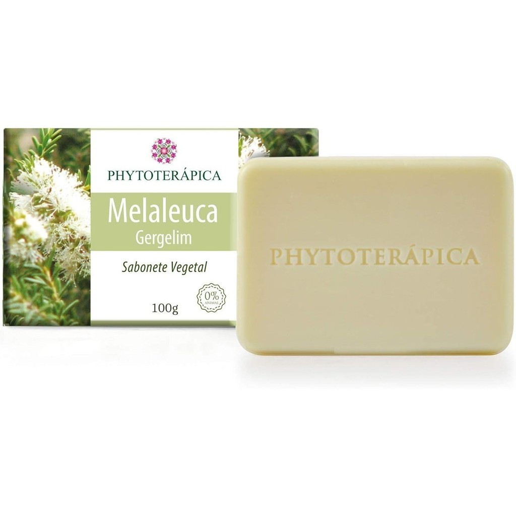 Sabonete de Melaleuca & Gergelim - Aromaterapia - Vegano, Cruelty-free - 100g em Oferta na Shopee