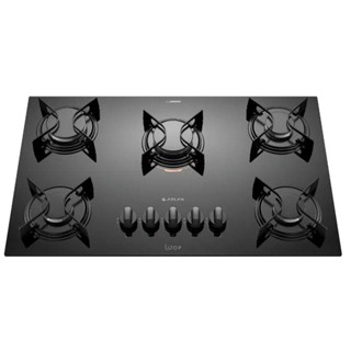 Cooktop Atlas U.top 5 Bocas Preto Bivolt em Oferta na Shopee