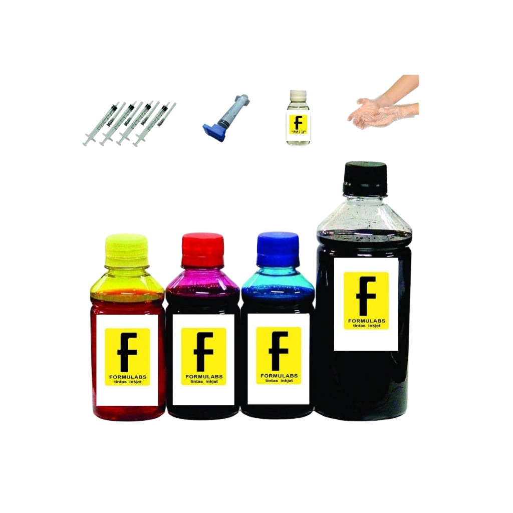 650ml Kit Recarga Cartuchos Canon 145 e 146 Impressora Canon PIXMA MG2410 Com Sugador de Precisão