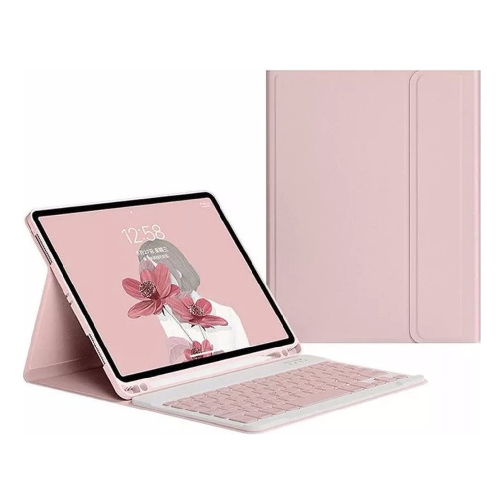 Capa C/ Teclado Wi-fi Slim Ergonômico Samsung Galaxy Tab S7.S8.S9 FE/  S9 Ultra_