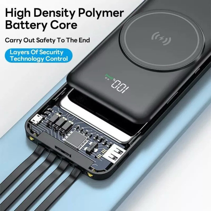 CARREGADOR BATERIA POWER BANK 10000 INDUÇÃO UNIVERSAL