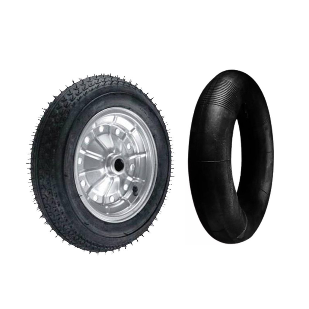 Roda para Carrinho Carga com Pneu e Câmara 3.00/3.25-8 Metalosa em Oferta na Shopee