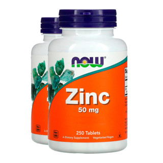 Kit 2x Zinco Gluconato 50mg Now Foods 250 Tablets Importado/Made in Usa em Oferta na Shopee