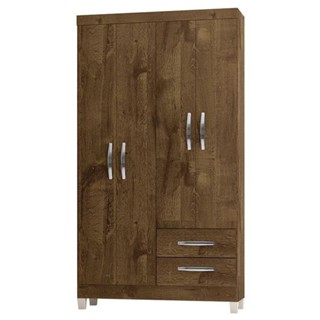 Guarda Roupa Solteiro Módena 4 Portas Malbec - Incorplac em Oferta na Shopee