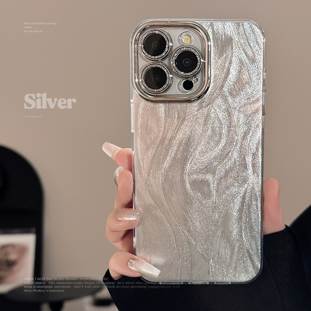 Filme Para Lentes Cinza Prateado Premium anti-Queda tpu iphone De Maçã 11 12 13 14 15 pro max plus