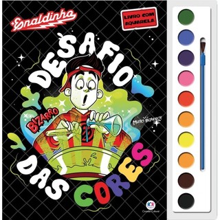 Livro Aquarela Enaldinho - Desafio das cores em Oferta na Shopee