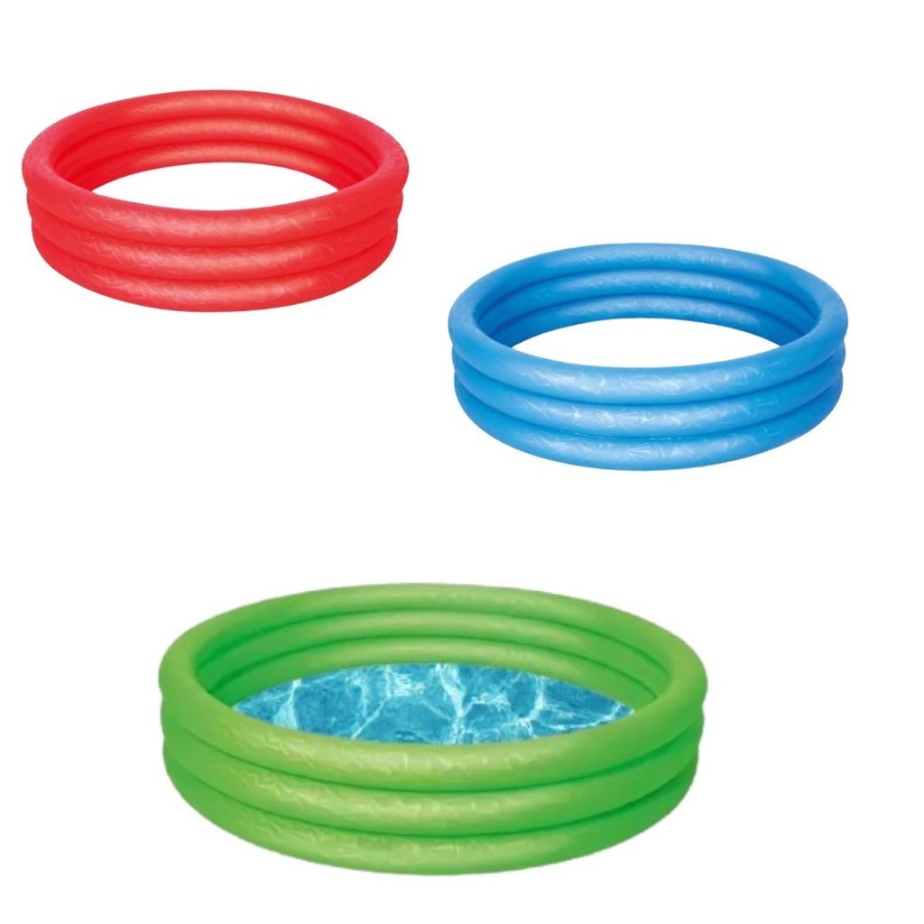 Piscina Inflável Play de 101 Litros Infantil Bestway com 3 Anéis - Nautika