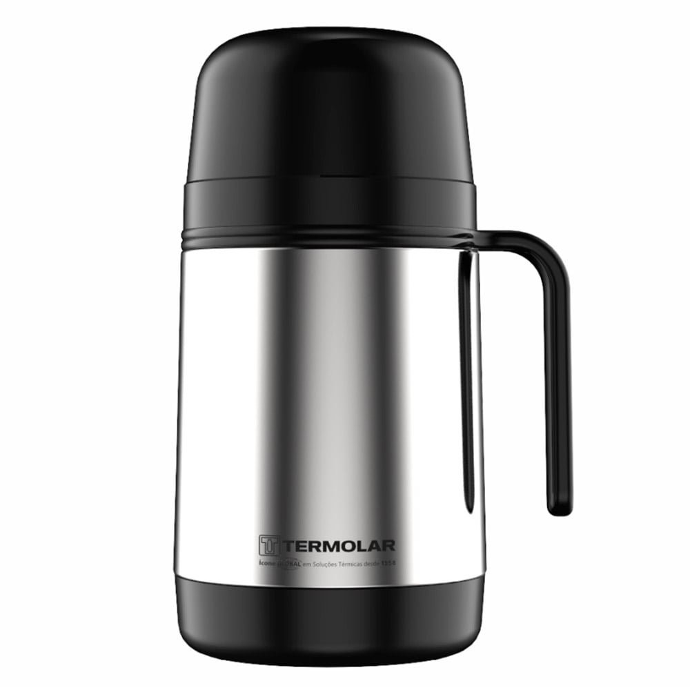 Garrafa Termolar Lumina 0,5 Litros Rolha 9722 Inox