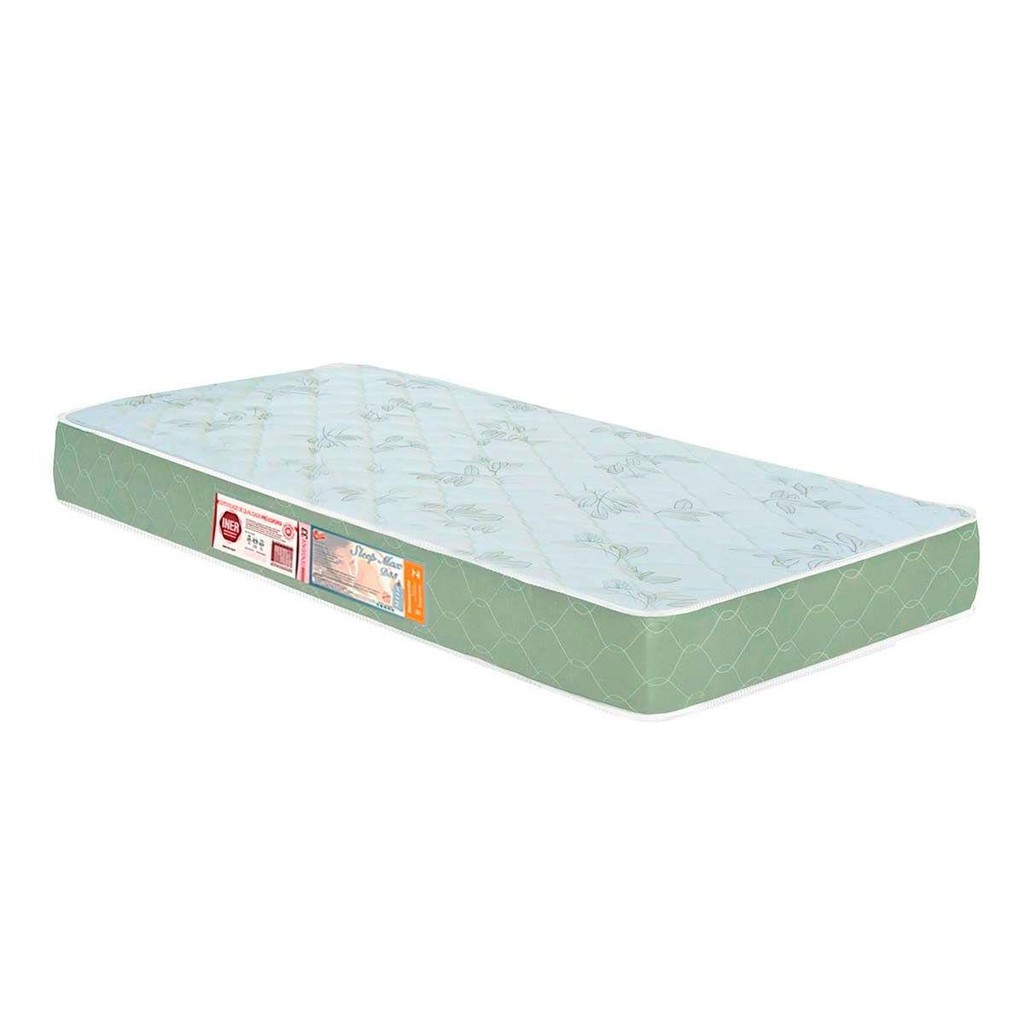 Colchão Solteiro Espuma D33 Sleep Max (78x188x18) - Castor em Oferta na Shopee