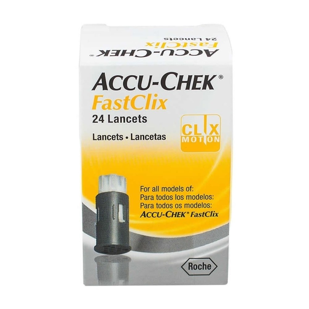 Lanceta Accu-Chek FastClix 24 Unidades em Oferta na Shopee