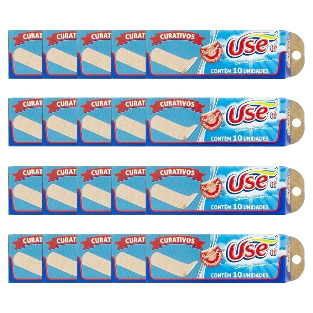 Kit 20 und Curativo Use It 10 und em Oferta na Shopee