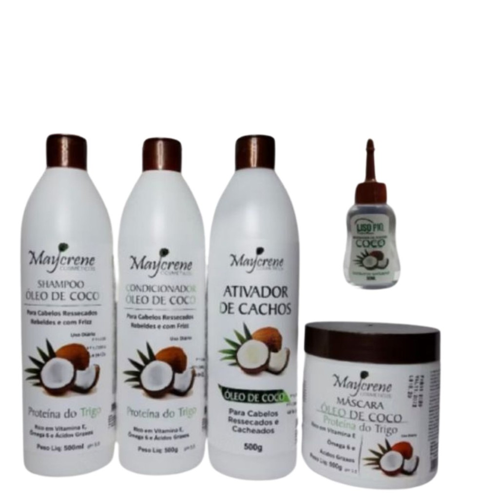 Kit Capilar Shampoo Cabelos Coco Cacheados - A pronta entrega — imagem 2 de 2