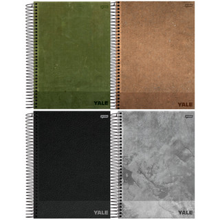 Kit 5 Cadernos Espiral 1/4 Pequeno 80 Folhas Capa Dura 14x20cm Yale Masculino Jandaia Capas Sortidas em Oferta na Shopee