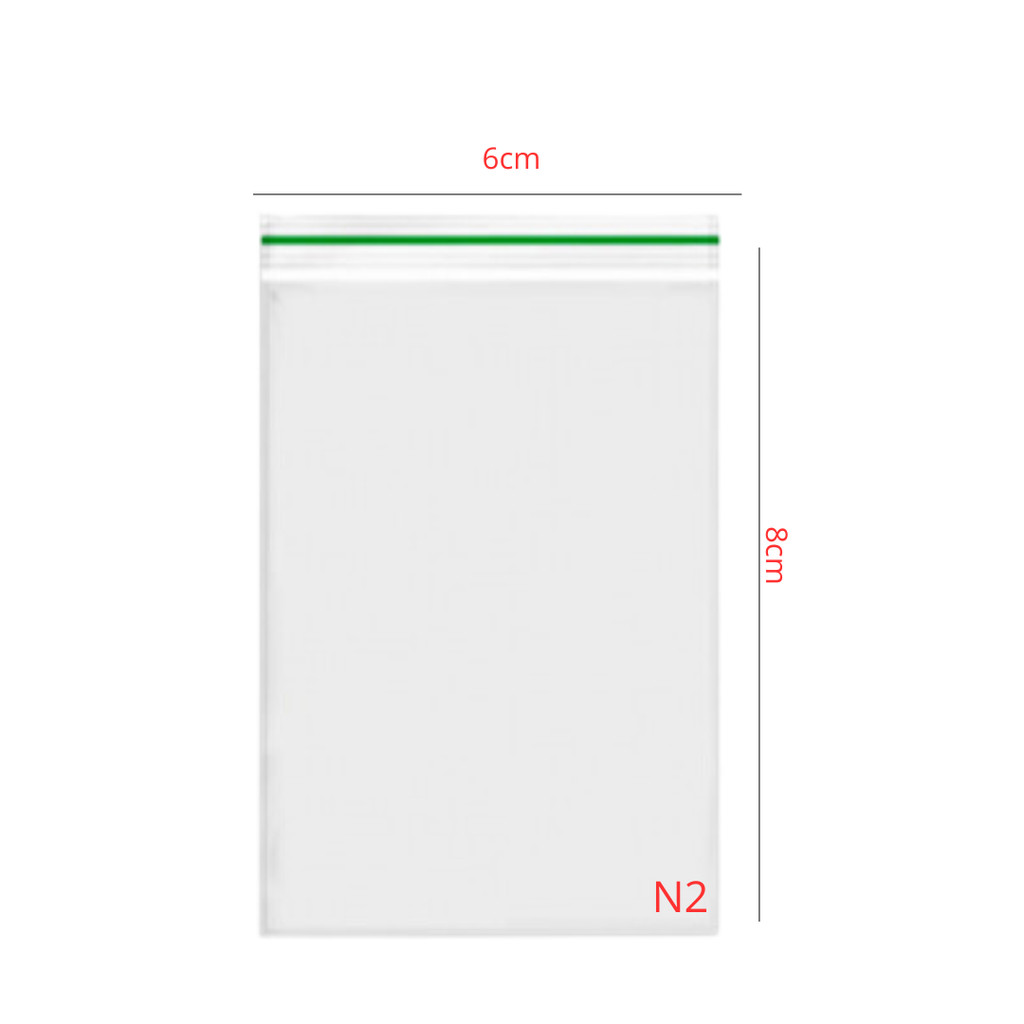 100~800 SACO ZIP N2 6X8,5CM SAQUINHO ZIP VABENE