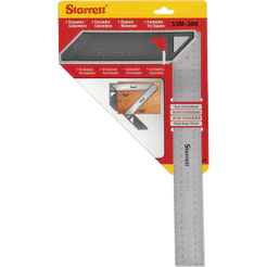 Esquadro 12" 300mm Starrett Cabo Alumínio K53M-300-S