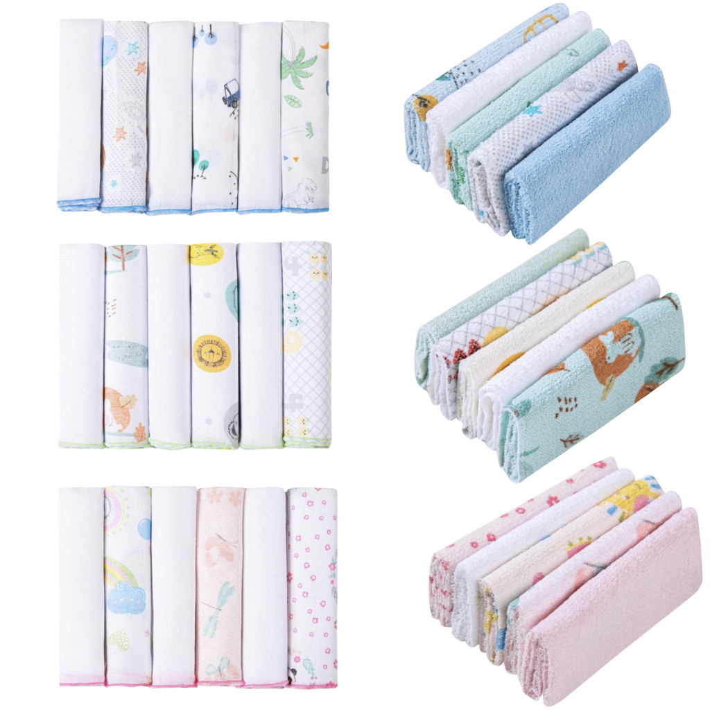 Kit 11 Peças Toalha Paninho De Boca Papi Macio Menino, Menina E Neutro