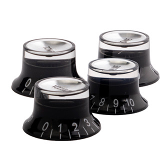 Kit Knob Top Hat 2 Tone 2 Volume Preto Guitarra LP Sg Elepha em Oferta na Shopee