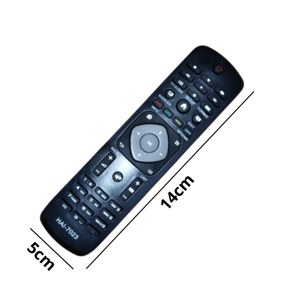 Kit 2 Controle Remoto Para Tv Philips Smart 4k Netflix HAI-7023 marisa — imagem 2 de 2