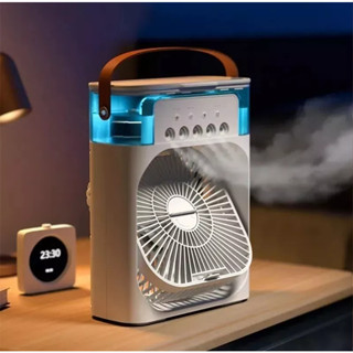 Mini Ar Condicionado Ventilador Umidificador Climatizador  Com Led Reservatório De Água Led Usb em Oferta na Shopee