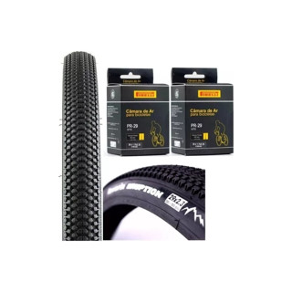 PAR PNEUS LEVORIN ERUPTION 29X2.30 + 2 CÂMARAS PIRELLI em Oferta na Shopee