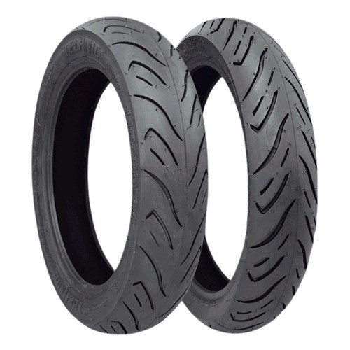 Par Pneu +largo Moto Haojue,dk150,dk160, Suzuki Yes(todas) 90/90-18 E 100/90-18