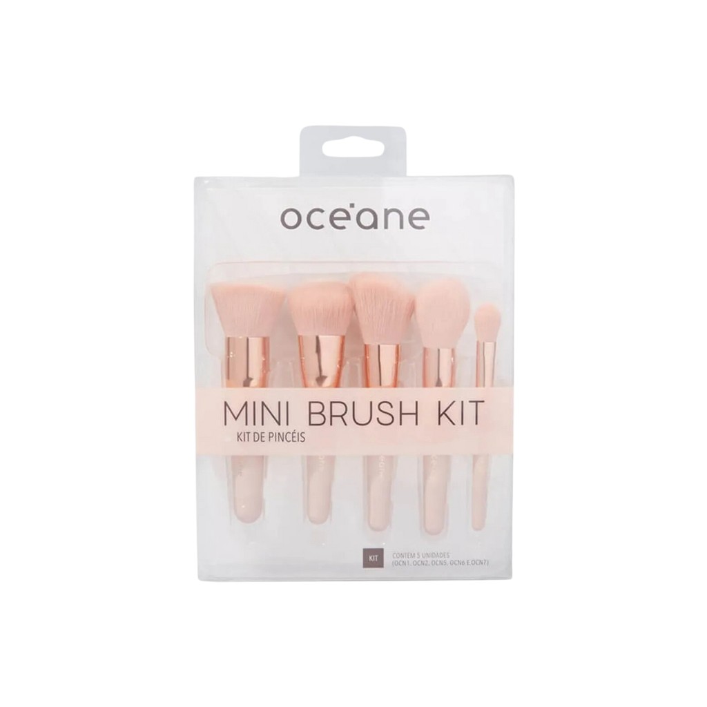 Mini Kit com 5 Pincéis - Mini Brush Kit