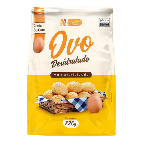 Ovo Desidratado Em Pó 60 Ovos Alta Concentração Nutrição Esportiva 720g Proteína Pura em Oferta na Shopee