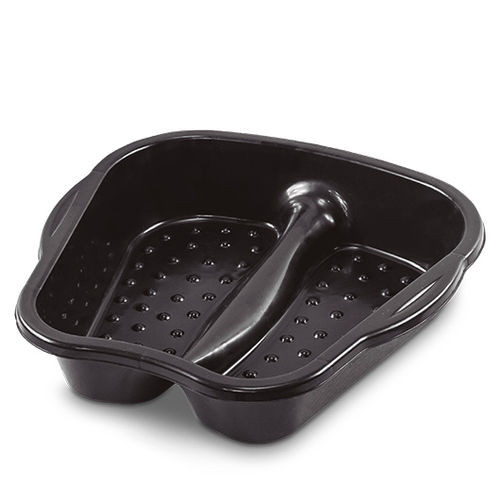 Bacia Para Pedicure Preta 33X33X8Cm Arqplast