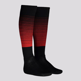 Meião Kanxa Profissional Degradê Preto e Vermelho em Oferta na Shopee