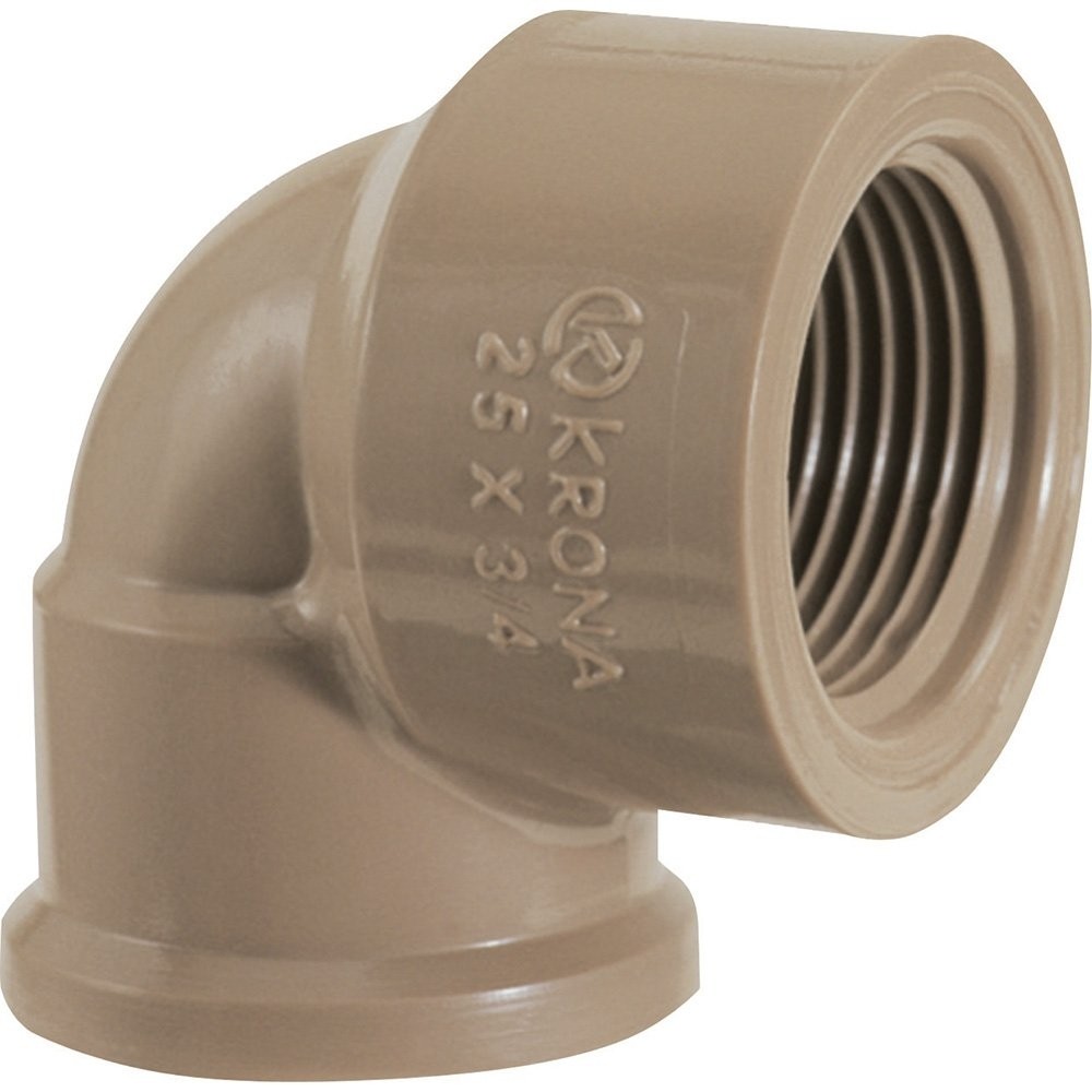 Joelho Soldável 90 Krona com Rosca 20x1/2 - Embalagem com 30 Unidades