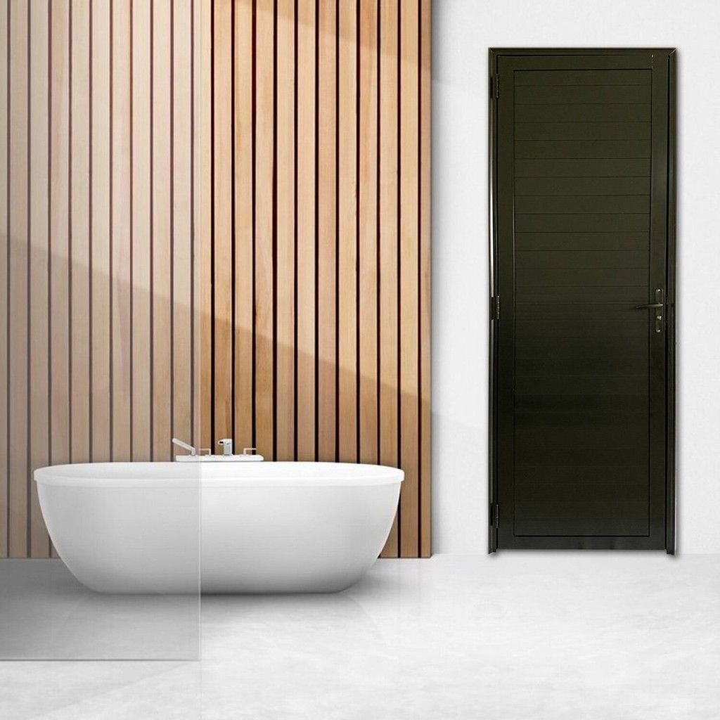 Porta Lambril com Maçaneta e Fechadura de Banheiro Linha Veneza 210 X 80 Lado Direito em Oferta na Shopee