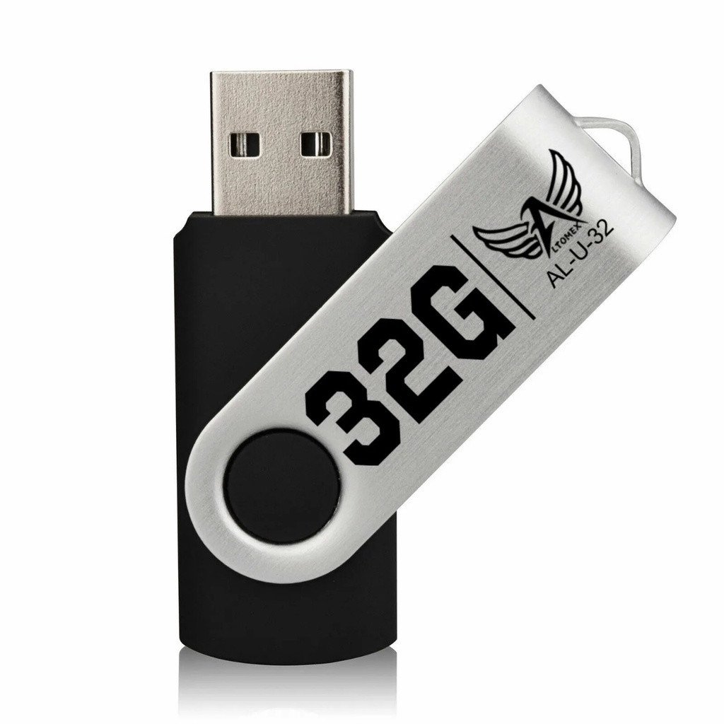 Pen Drive Vidro Alta Qualidade Capa Protetora Metal AL-U 4G/8G/16G/32G/64G/128G USB Original Altomex em Oferta na Shopee